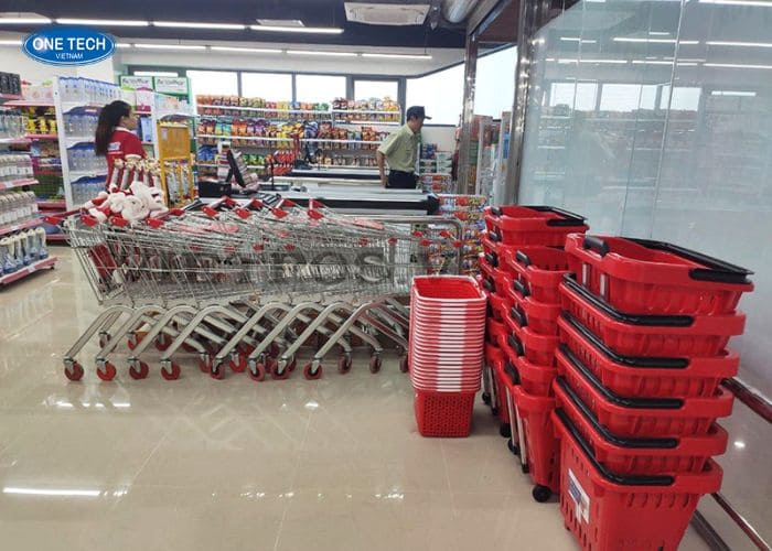 One Tech: Đơn vị cung cấp giỏ nhựa siêu thị Thanh Hoá uy tín