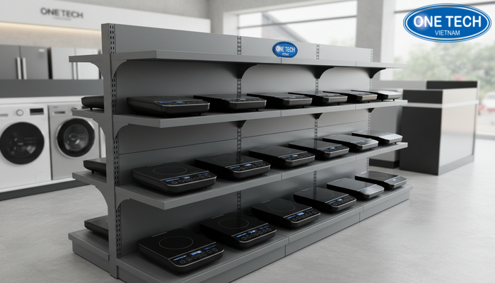 Bảng giá tham khảo kệ trưng bày bếp từ tại Thanh Hóa