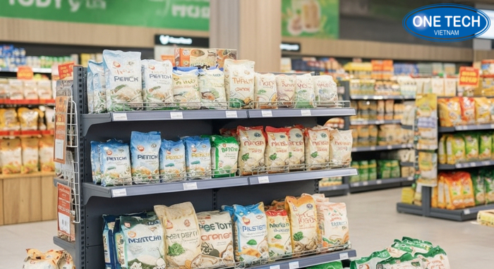 Bảng giá tham khảo kệ trưng bày gạo theo từng nhóm kệ