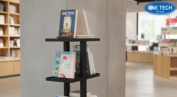 Kệ sách siêu mỏng phù hợp không gian nhỏ, lối đi hẹp
