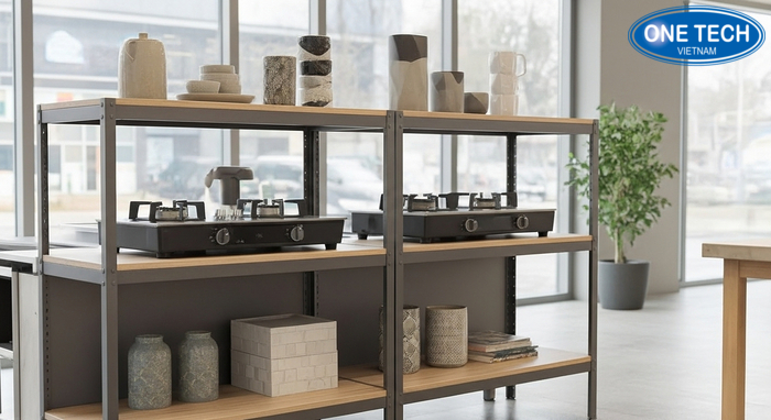 Tiêu chí chọn kệ bếp gas đa năng Các tiêu chí quan trọng khi chọn kệ trưng bày bếp gas