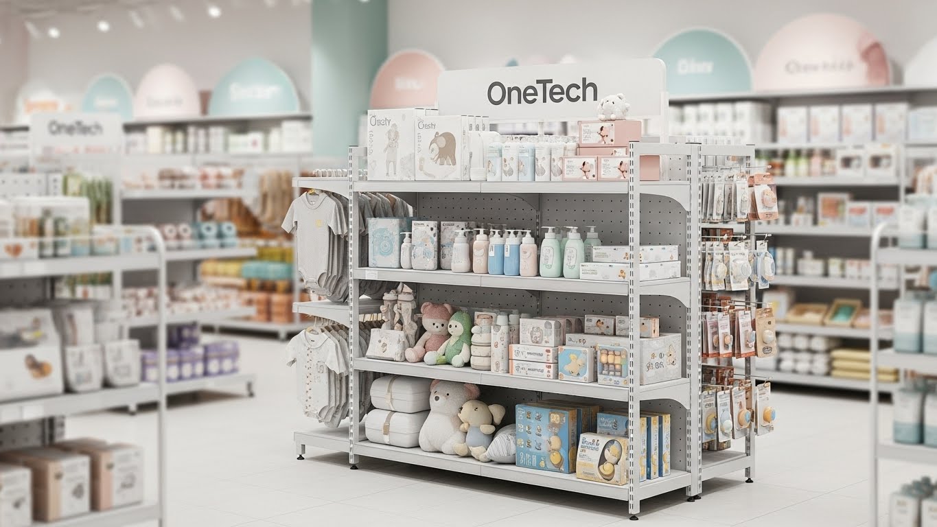 Lựa chọn kệ trưng bày phù hợp với không gian và màu sắc thương hiệu