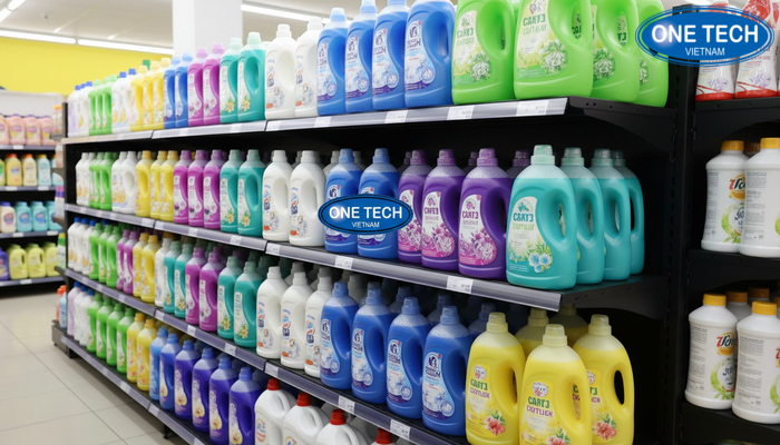 Mẫu kệ trưng bày nước giặt phổ biến Tổng hợp mẫu kệ trưng bày nước giặt phổ biến cho siêu thị và cửa hàng