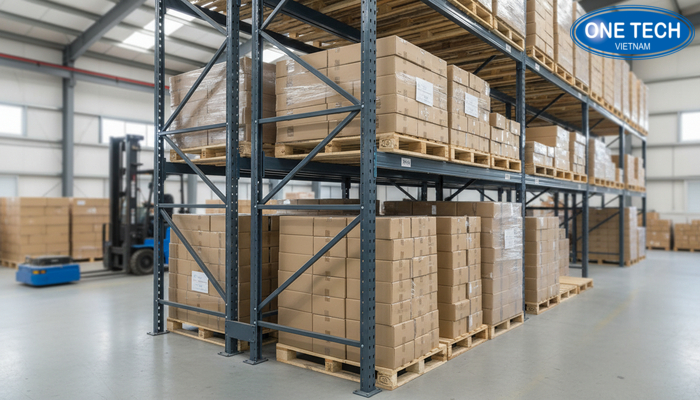 Công nghệ sơn tĩnh điện áp dụng cho kệ double deep