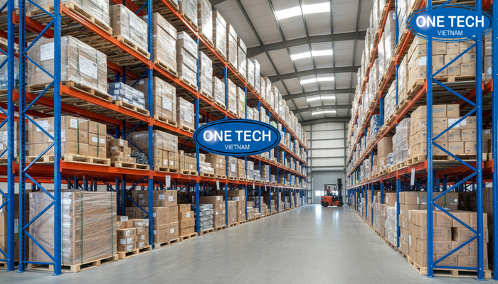 Dự án kệ selective kho công nghiệp Thanh Hóa Ảnh thực tế dự án kệ selective cho kho công nghiệp pallet tại Thanh Hóa