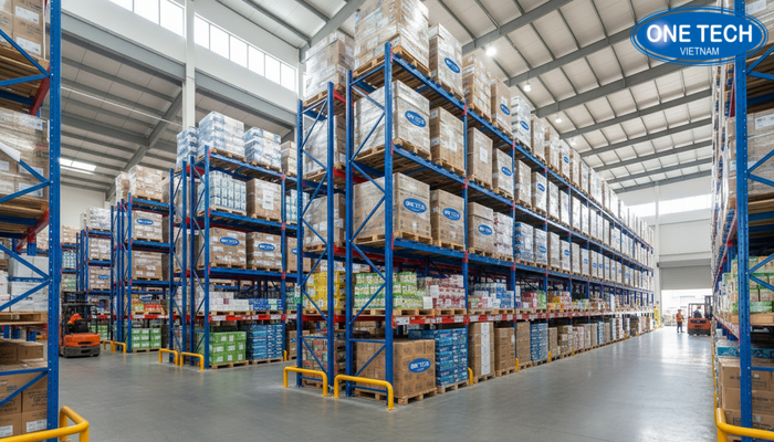 Dự án kệ selective kho siêu thị Thanh Hóa Ảnh thực tế dự án kệ selective cho kho siêu thị tại Thanh Hóa