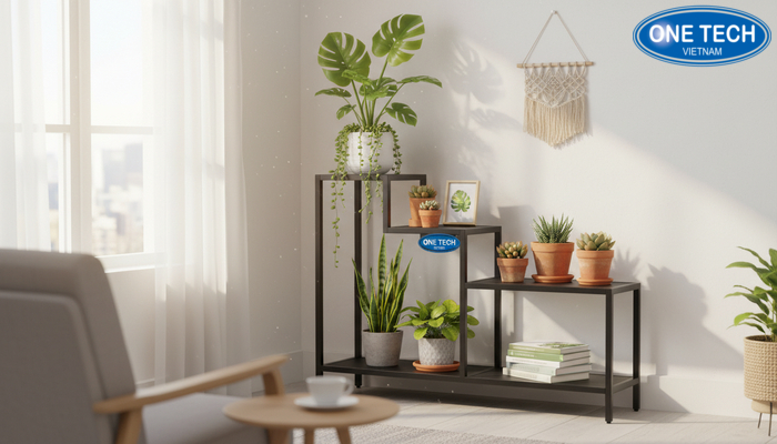 Ke cay canh phu hop khong gian nho Ke cay canh phu hop khong gian nho dang ke goc