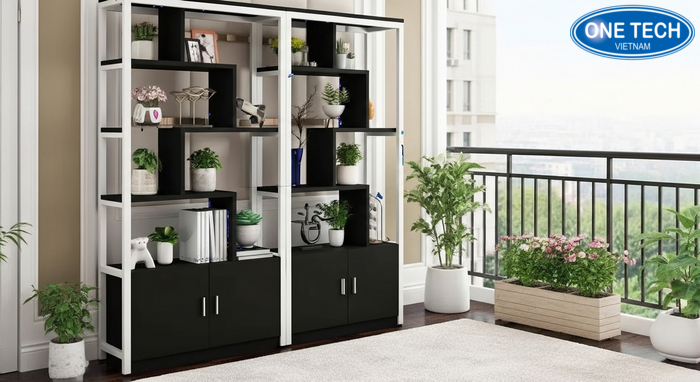 Ke cay canh phu hop khong gian nho Goi y ke cay canh phu hop khong gian nho tai ban cong va loi di hep