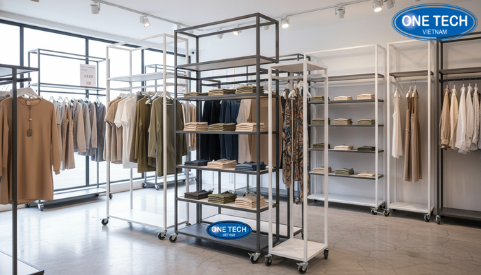 Bảng giá kệ trưng bày shop quần áo 2026 Bảng giá kệ trưng bày shop quần áo cập nhật 2026