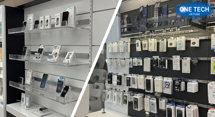 So sánh các mẫu kệ trưng bày phụ kiện điện thoại phổ biến năm 2026